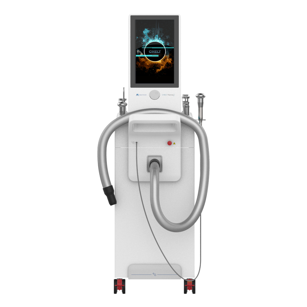 دستگاه لیزر پرتوان فیزیوتراپی مجهز به سیستم کرایوتراپی مدل CHELT THERAPY محصول کمپانی Mectronic ایتالیا