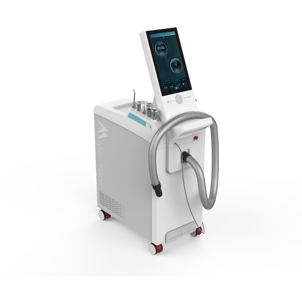 دستگاه لیزر پرتوان فیزیوتراپی مجهز به سیستم کرایوتراپی مدل CHELT THERAPY محصول کمپانی Mectronic ایتالیا