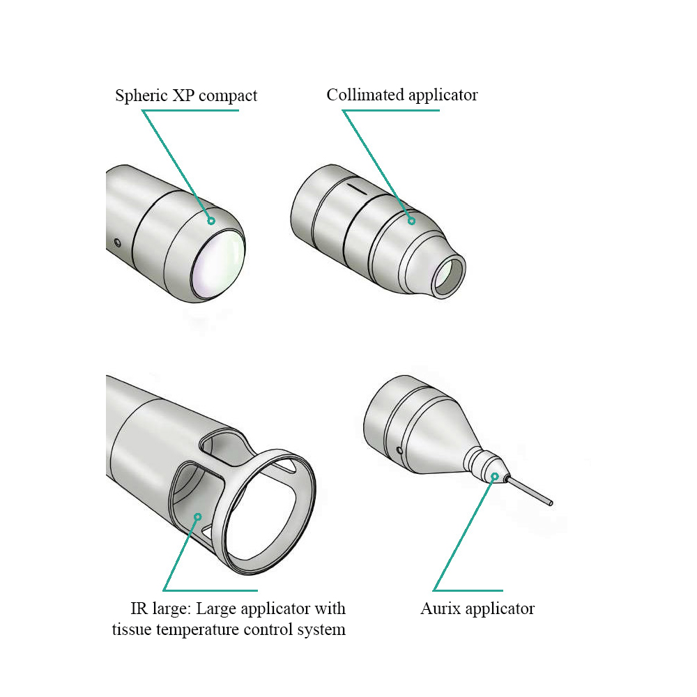 دستگاه لیزر پرتوان فیزیوتراپی مجهز به سیستم کرایوتراپی مدل CHELT THERAPY محصول کمپانی Mectronic ایتالیا